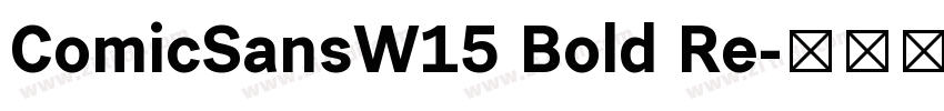 ComicSansW15 Bold Re字体转换